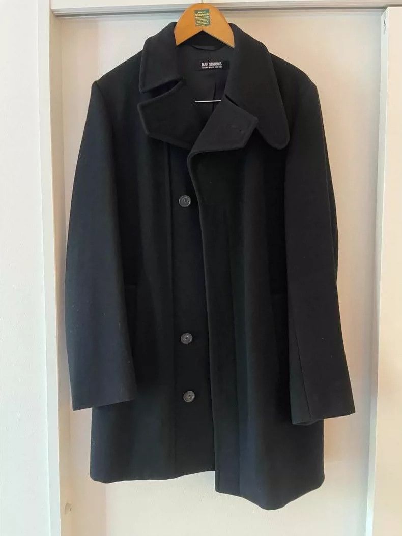 Raf Simons raf simons wool coat archive collection Size US L / EU 52-54 / 3 - 2 Thumbnail