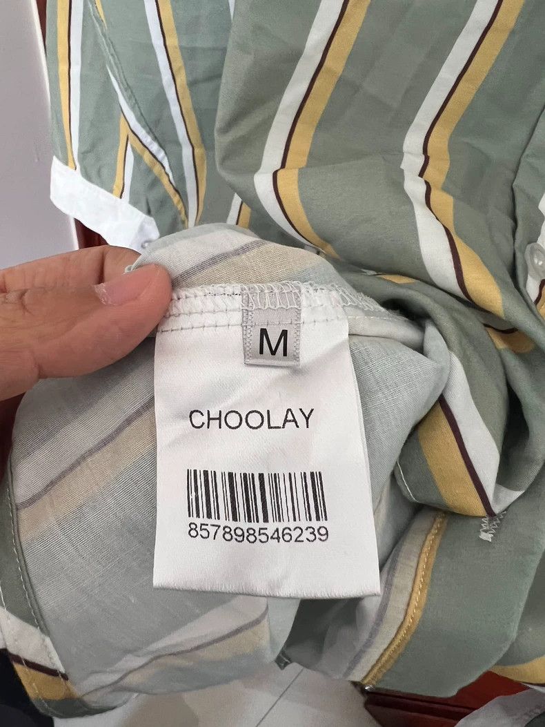 Comme des Garcons Choolay Striped Shirt for Men, Size M Size US M / EU 48-50 / 2 - 5 Thumbnail