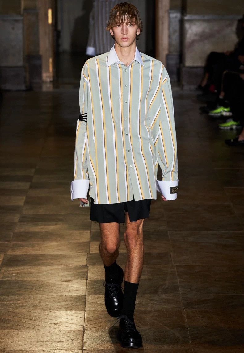 Raf Simons raf simons multicolor striped shirt Size US XS / EU 42 / 0 - 9 Thumbnail