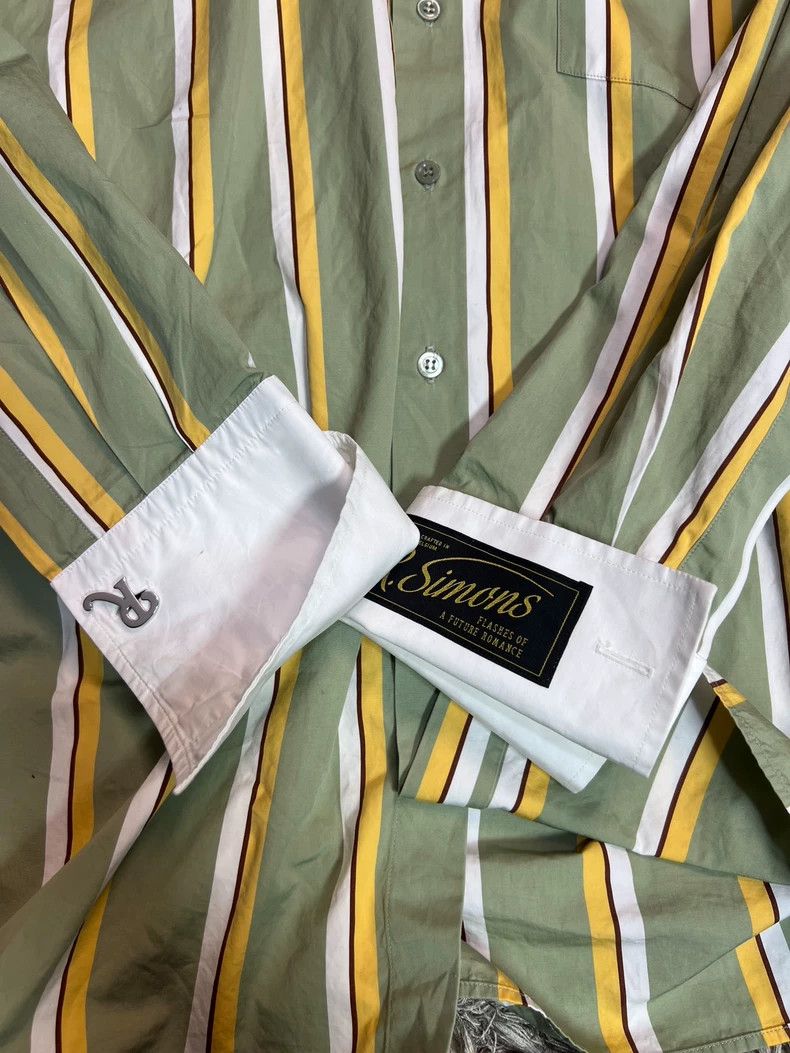 Raf Simons raf simons multicolor striped shirt Size US XS / EU 42 / 0 - 4 Thumbnail