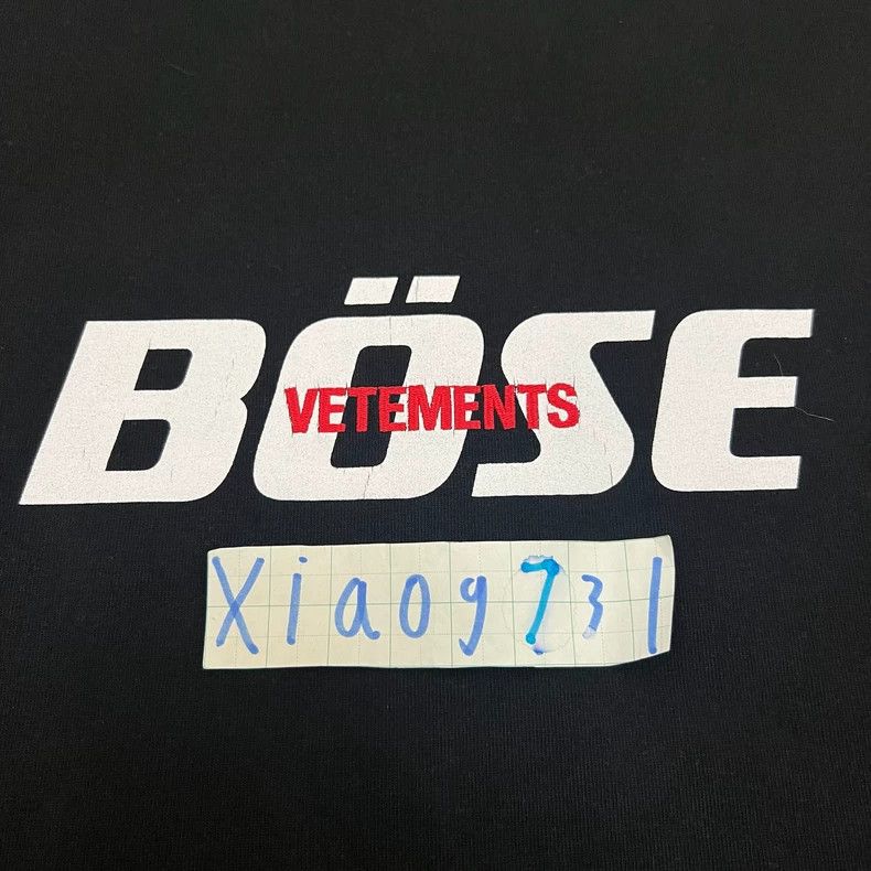 Vetements vetements ss20 bose oversized short sleeve tee Size US M / EU 48-50 / 2 - 5 Thumbnail