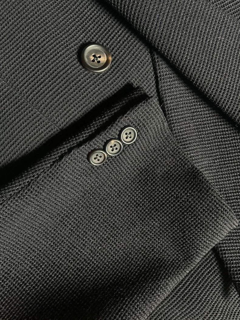 Yohji Yamamoto floral knit collar double-breasted blazer Size US S / EU 44-46 / 1 - 7 Thumbnail