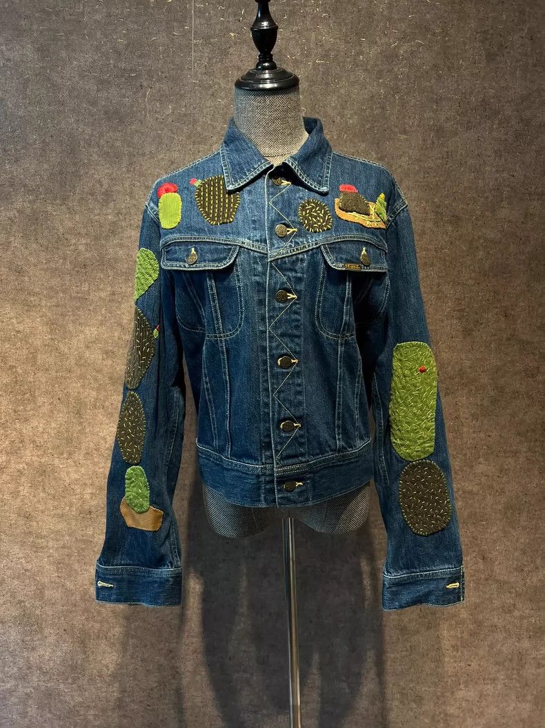Kapital kapital embroidered denim jacket for women Size US M / EU 48-50 / 2 - 2 Thumbnail