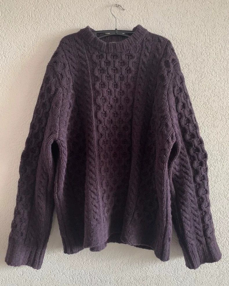 Raf Simons raf simons deep red two-piece knit sweater Size US S / EU 44-46 / 1 - 3 Thumbnail