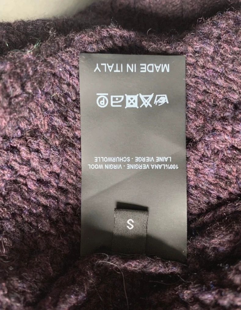 Raf Simons raf simons deep red two-piece knit sweater Size US S / EU 44-46 / 1 - 7 Thumbnail