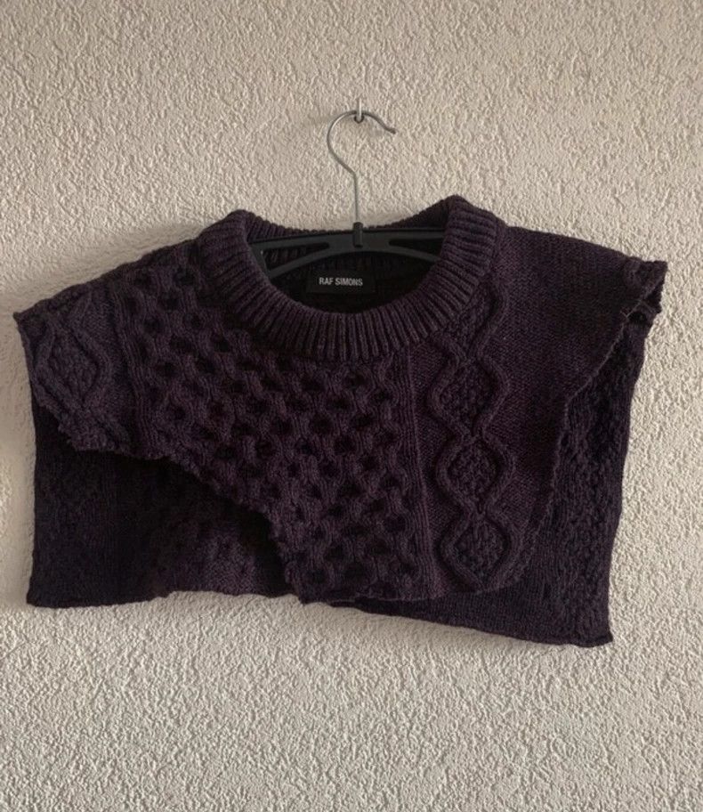 Raf Simons raf simons deep red two-piece knit sweater Size US S / EU 44-46 / 1 - 5 Thumbnail