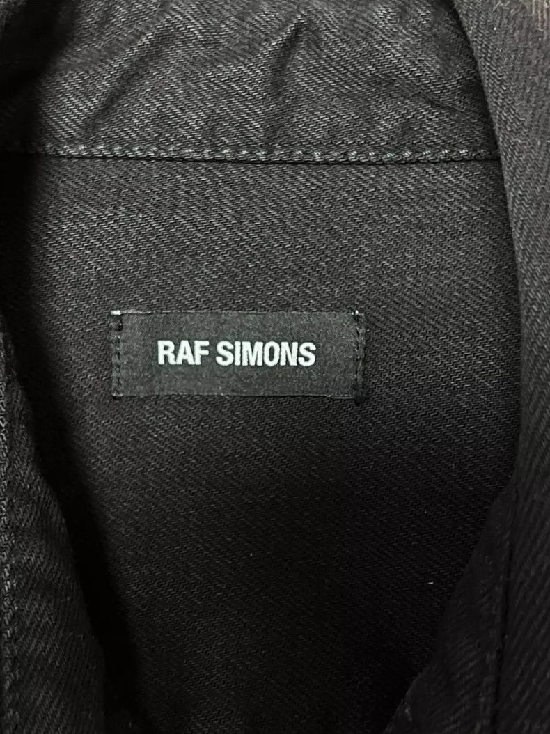 Raf Simons raf simons black denim shirt with patch Size US S / EU 44-46 / 1 - 4 Thumbnail
