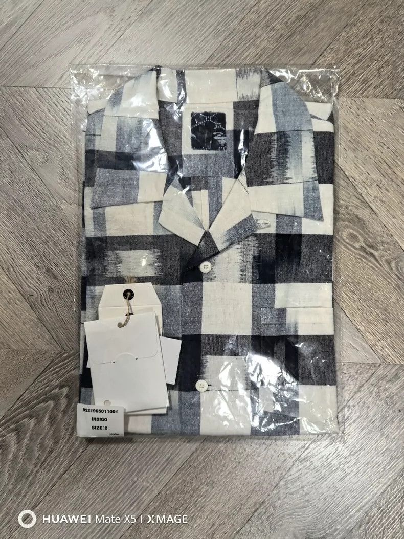 Visvim visvim short sleeve checkered shirt in blue Size US M / EU 48-50 / 2 - 7 Thumbnail