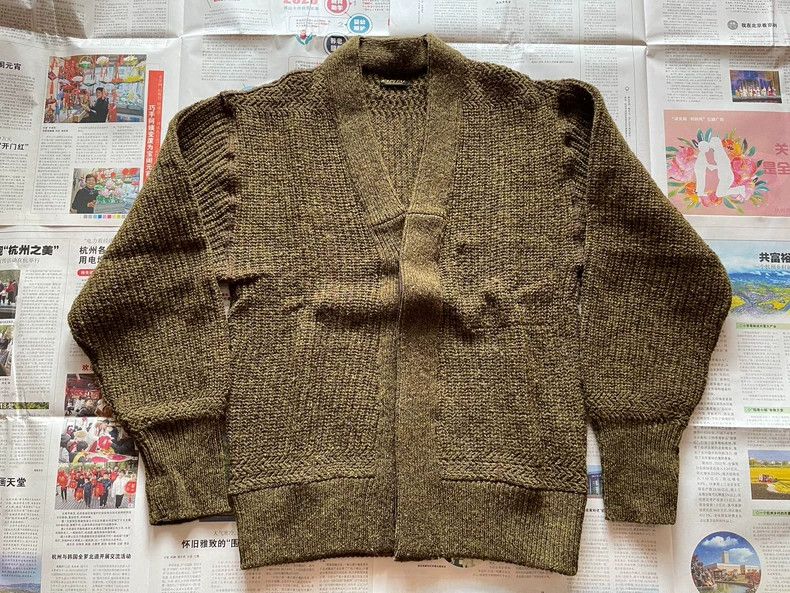 Kapital kapital cardigan sweater in brown wool Size US M / EU 48-50 / 2 - 2 Thumbnail