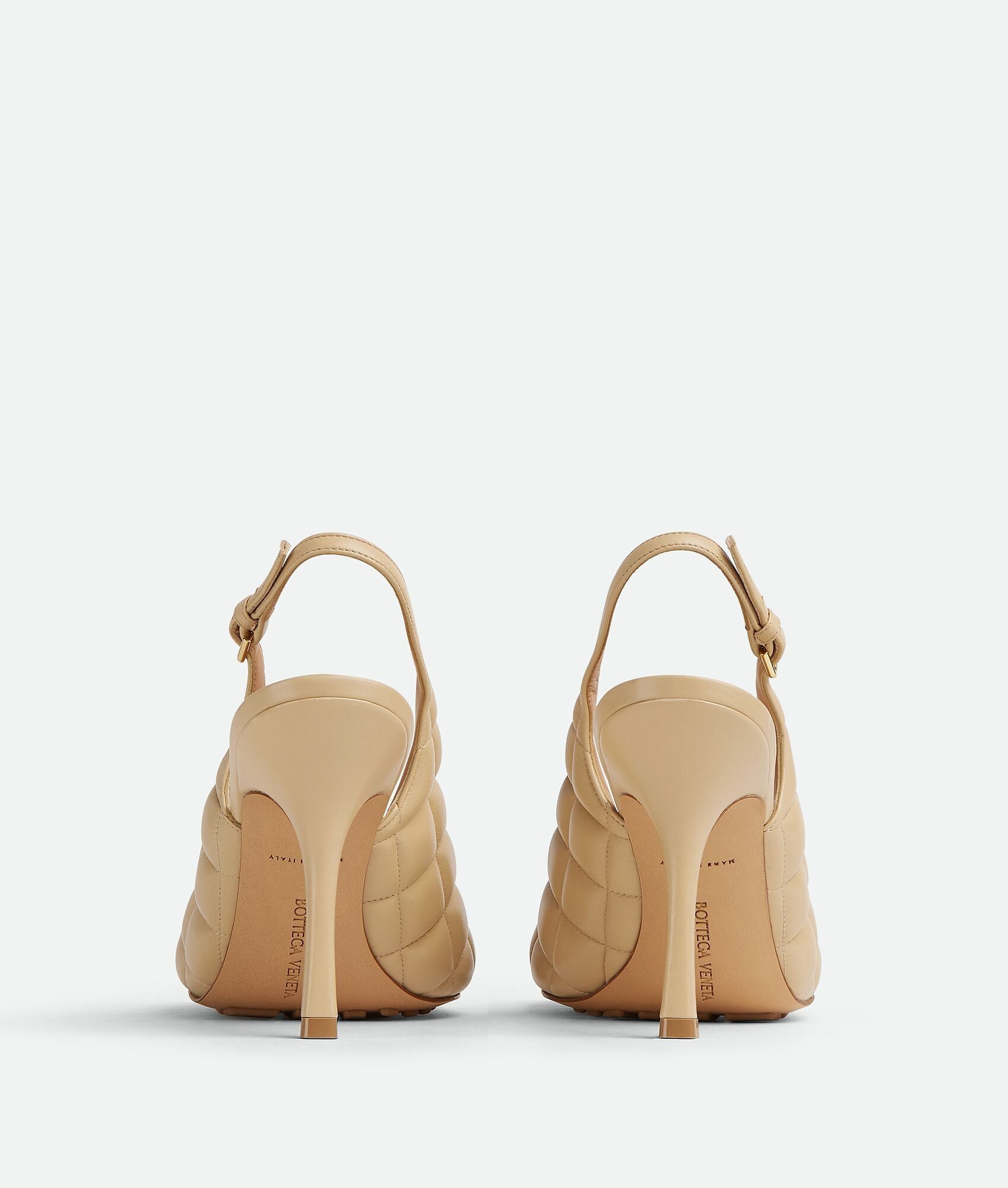 Bottega Veneta padded slingback sandal beige Size US 11 / IT 41 - 3 Thumbnail