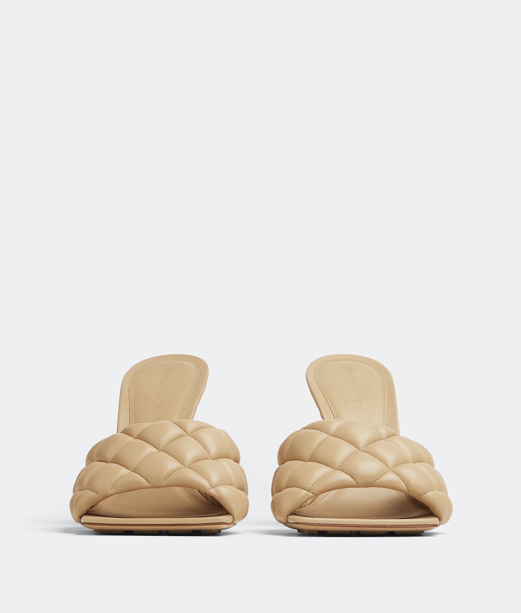 Bottega Veneta padded mule beige Size US 5 / IT 35 - 2 Thumbnail