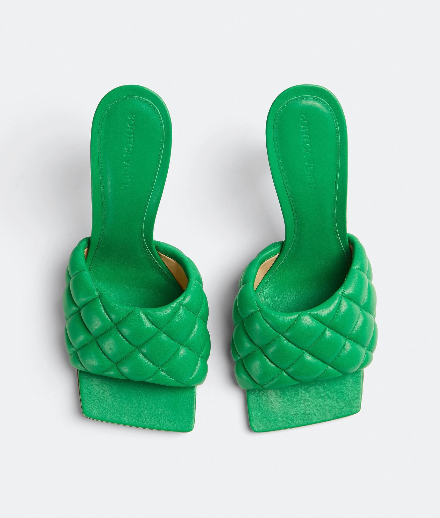 Bottega Veneta padded mule green Size US 10 / IT 40 - 4 Thumbnail