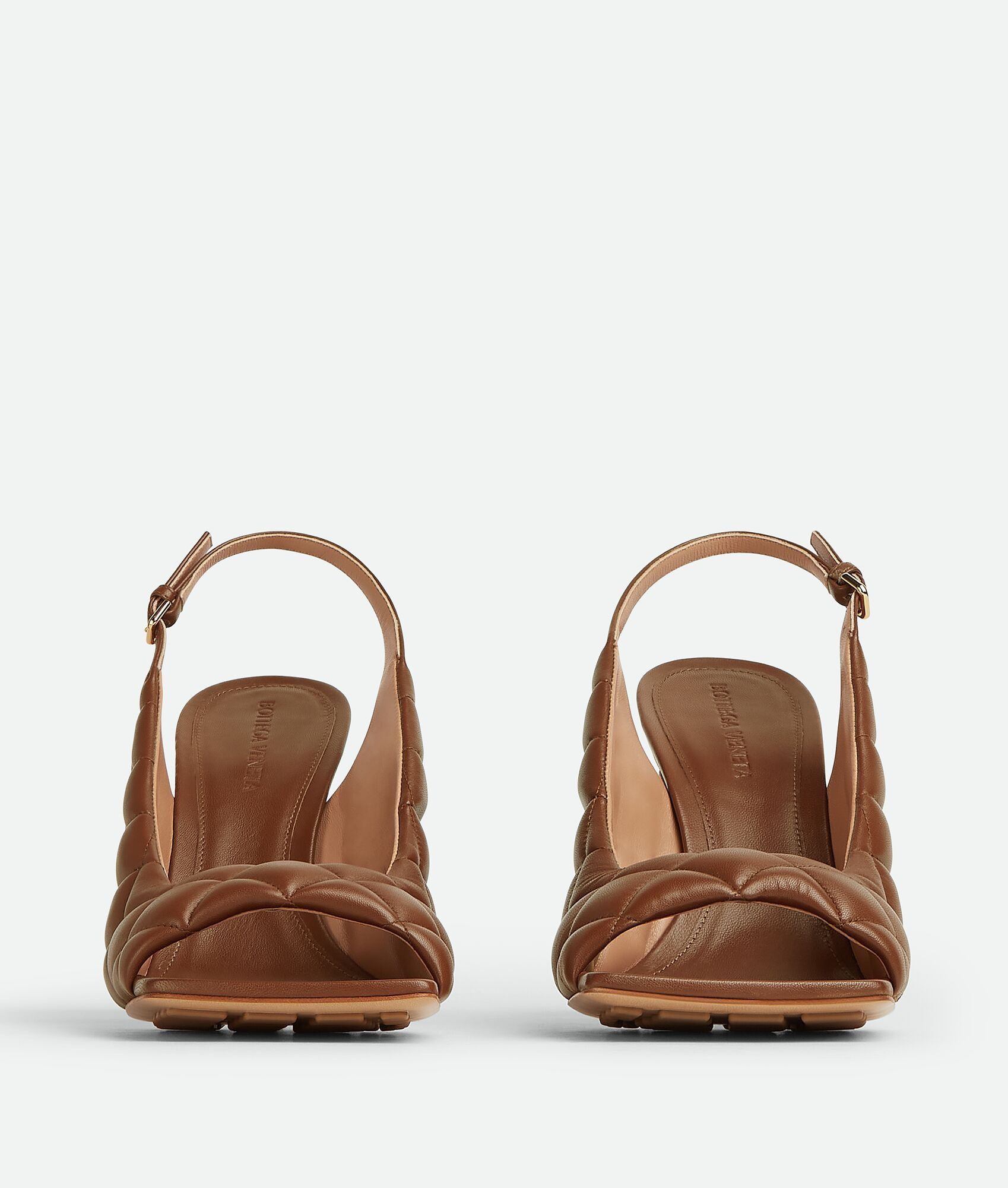 Bottega Veneta padded slingback sandal brown Size US 5 / IT 35 - 2 Thumbnail