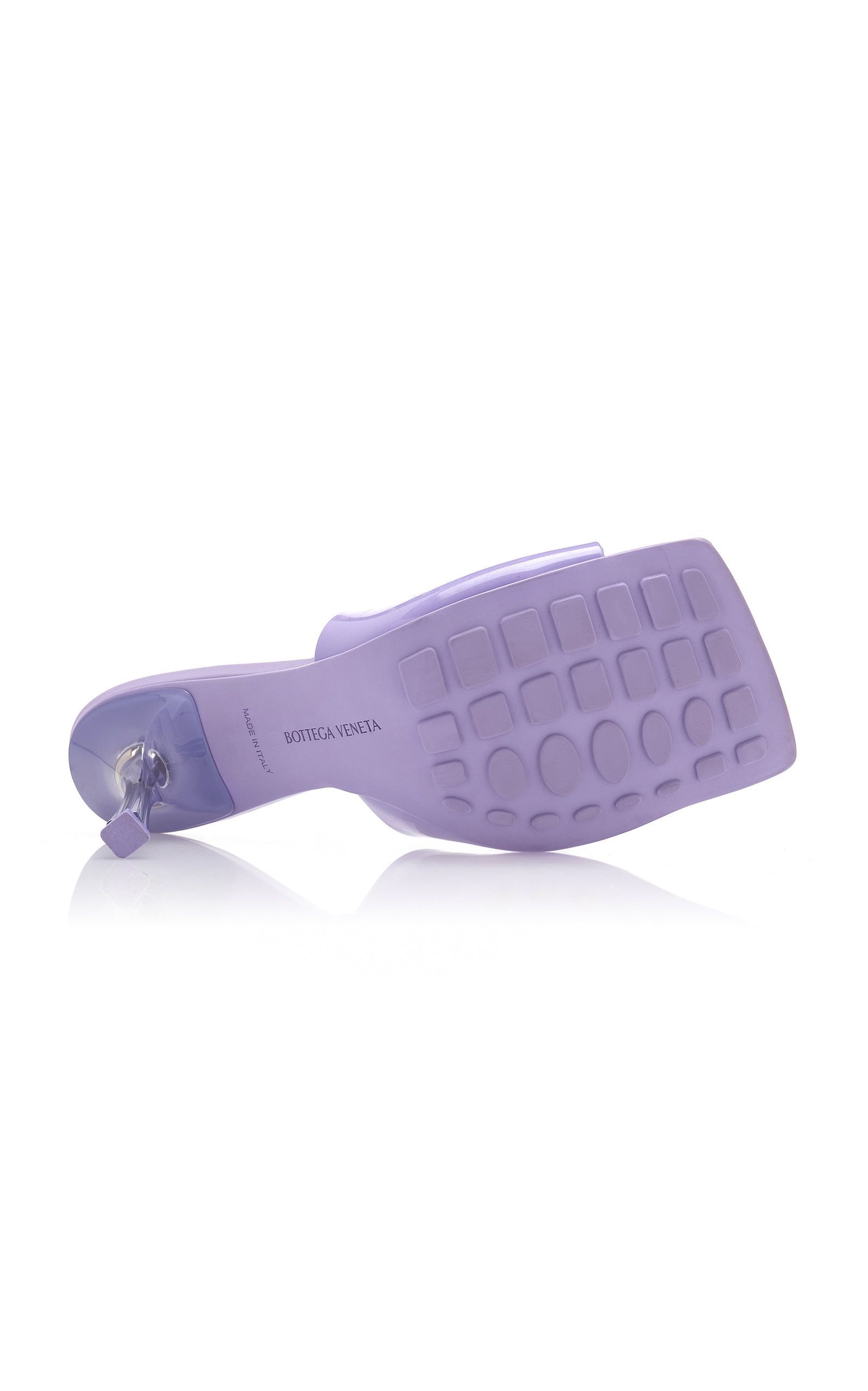 Bottega Veneta stretch pvc slide sandals purple Size US 8 / IT 38 - 6 Thumbnail
