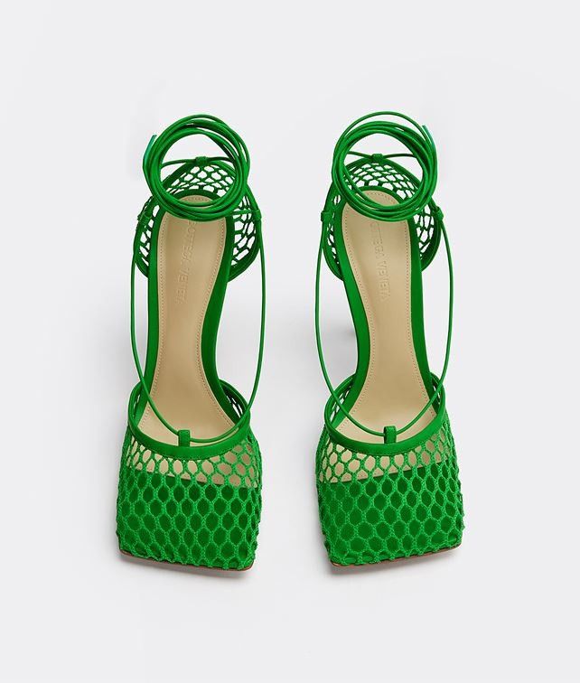 Bottega Veneta stretch sandal grass Size US 5 / IT 35 - 4 Thumbnail