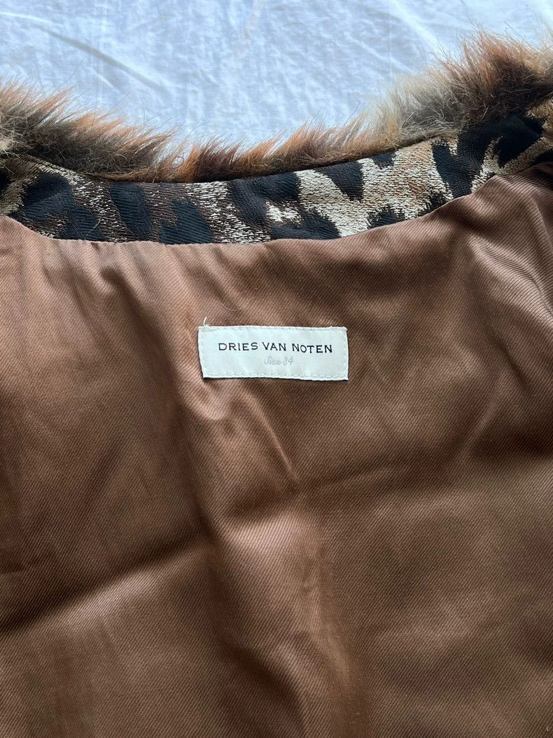 Dries Van Noten drapes van noten faux fur jacket Size US XS / EU 42 / 0 - 4 Thumbnail