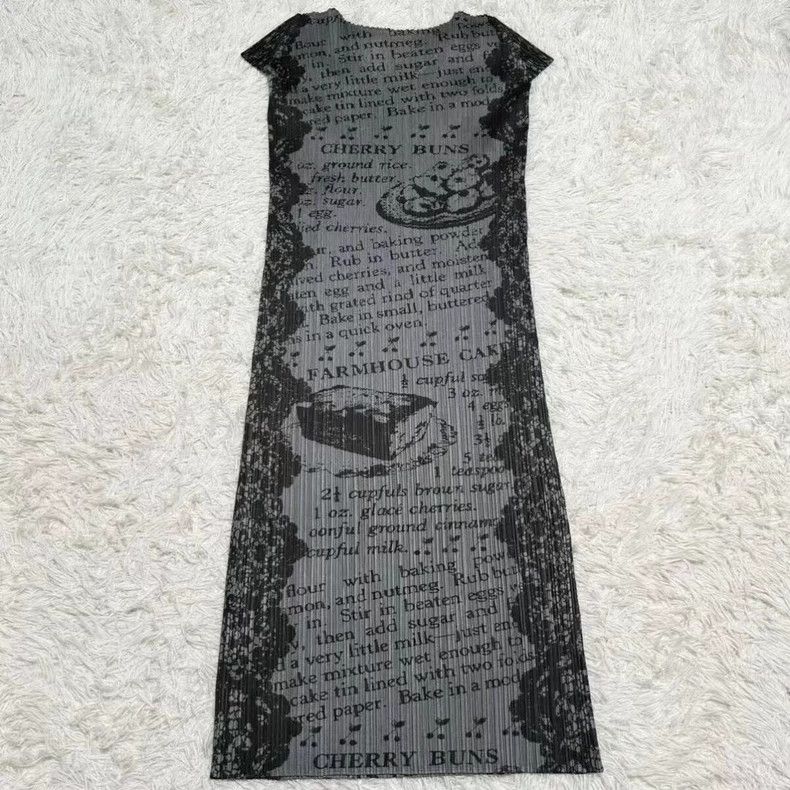 Issey Miyake pleats please issey miyake gray vintage dress Size US M / EU 48-50 / 2 - 2 Thumbnail