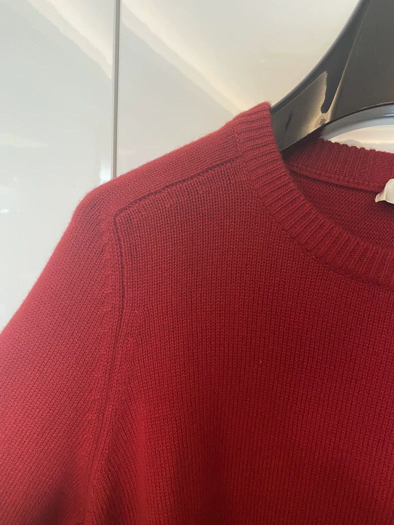 Saint Laurent Paris classic red cashmere sweater for men Size US XS / EU 42 / 0 - 6 Thumbnail