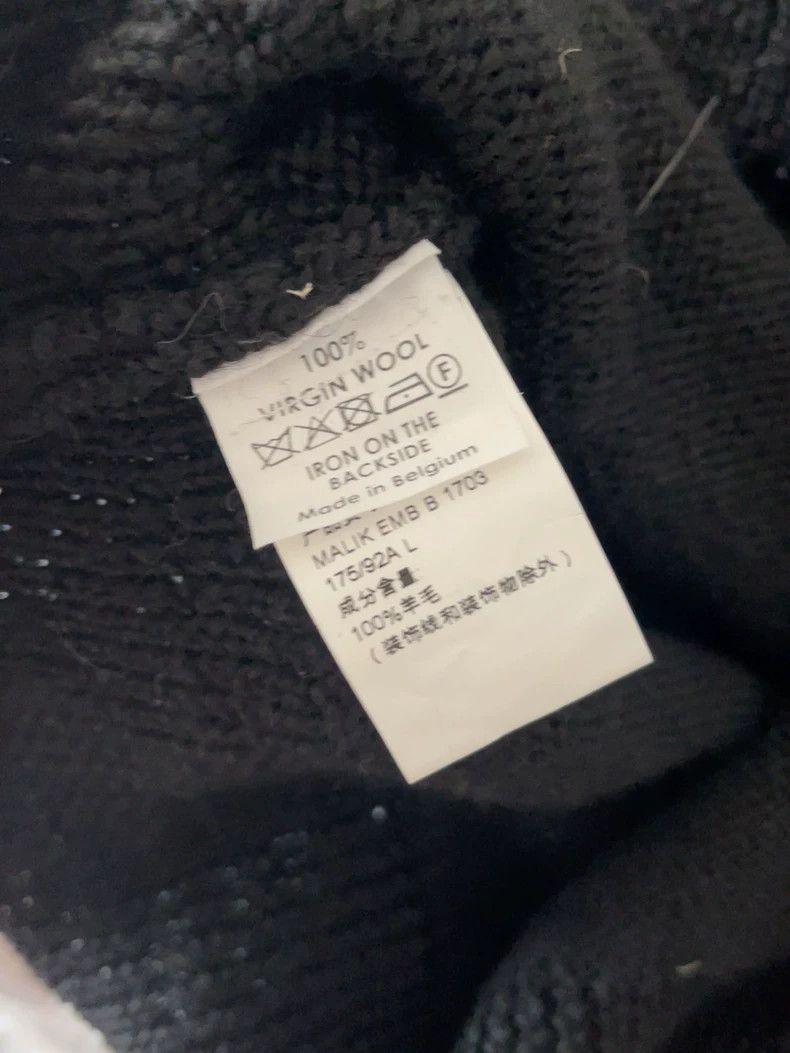 Dries Van Noten embroidered high-neck wool sweater Size US L / EU 52-54 / 3 - 4 Thumbnail