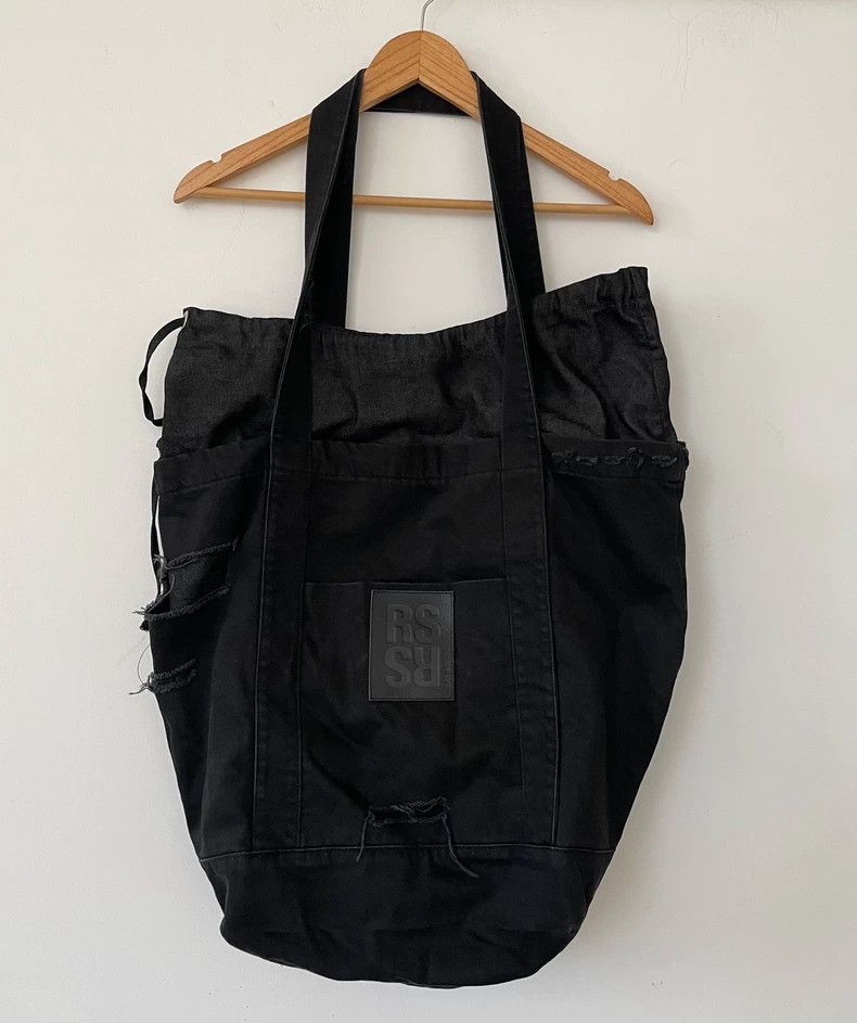 Raf Simons raf simons distressed denim tote bag Size ONE SIZE - 2 Thumbnail