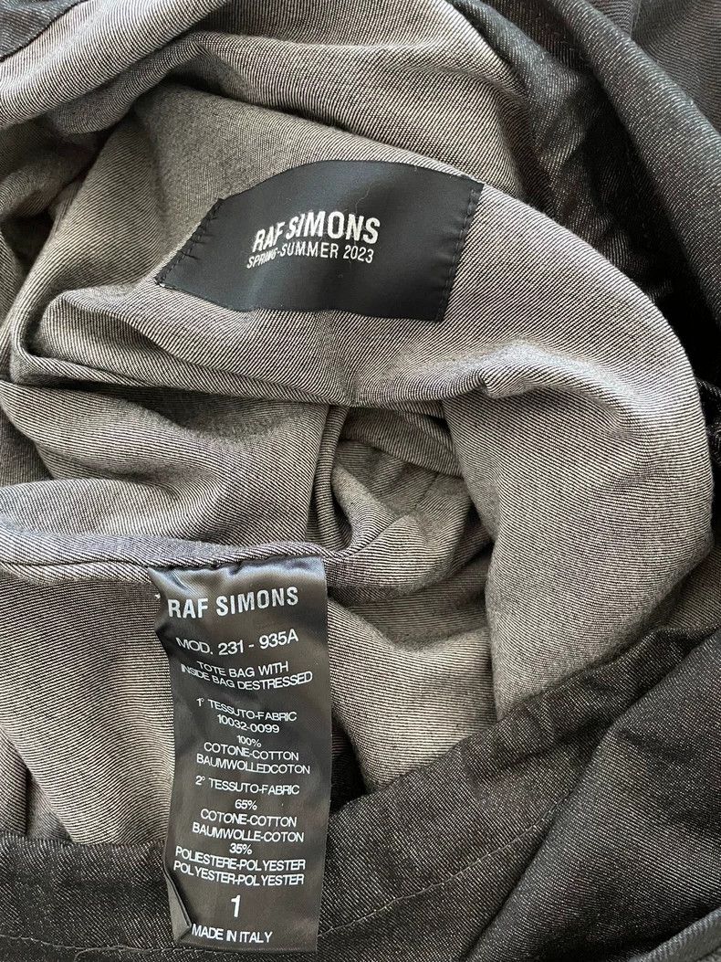 Raf Simons raf simons distressed denim tote bag Size ONE SIZE - 7 Thumbnail