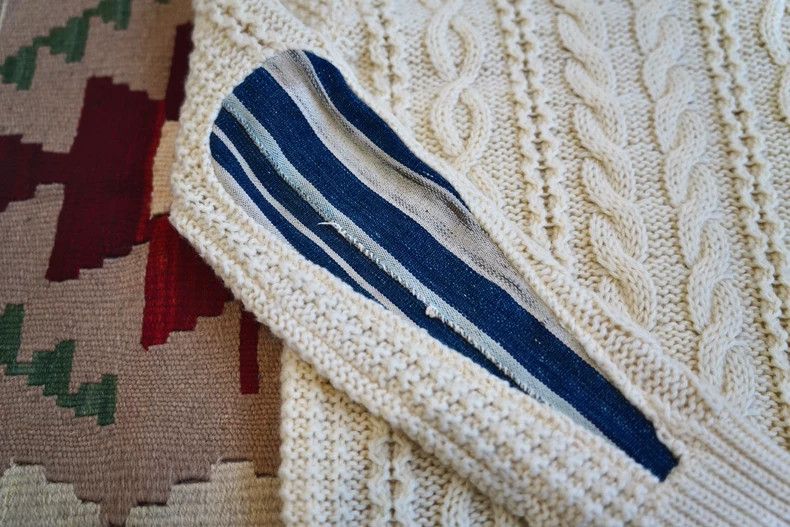 Visvim visvim fisherman knit sweater in ivory white Size US S / EU 44-46 / 1 - 2 Thumbnail