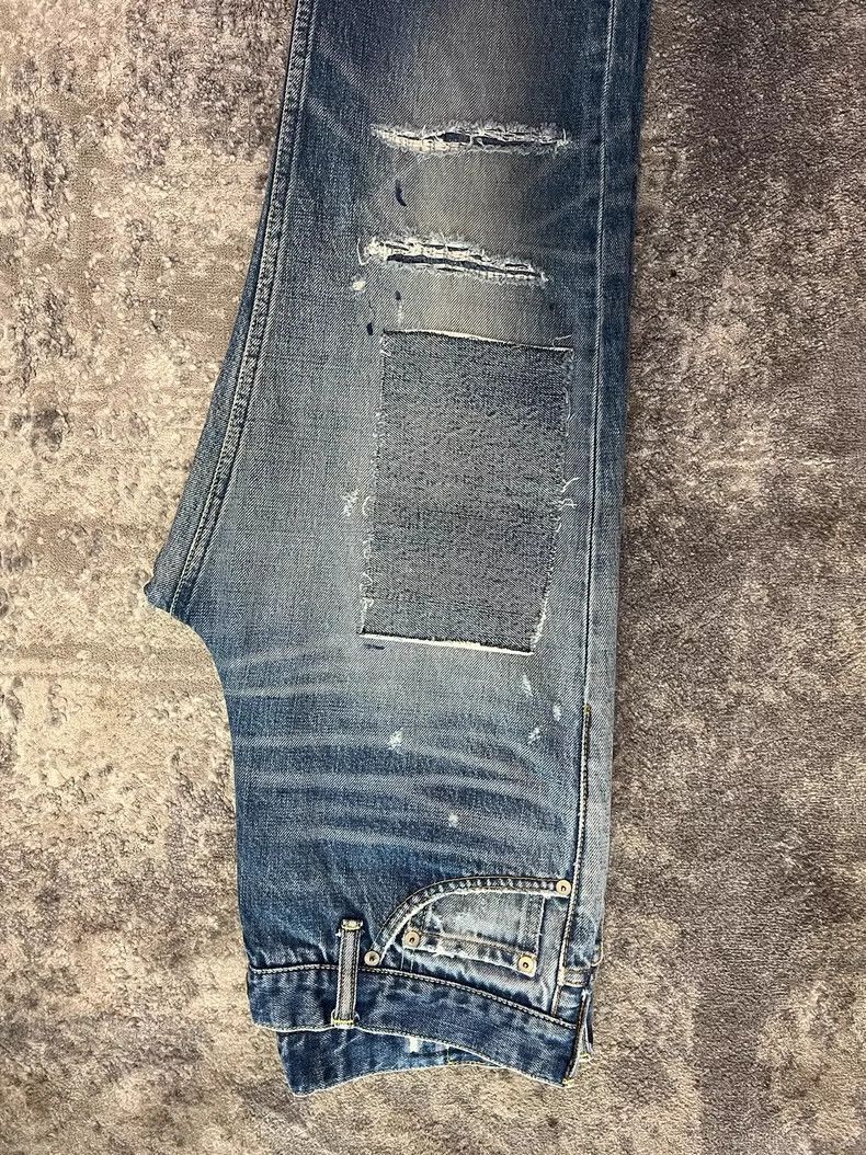 Visvim visvim social sculpture damaged denim pants Size US 32 / EU 48 - 6 Thumbnail