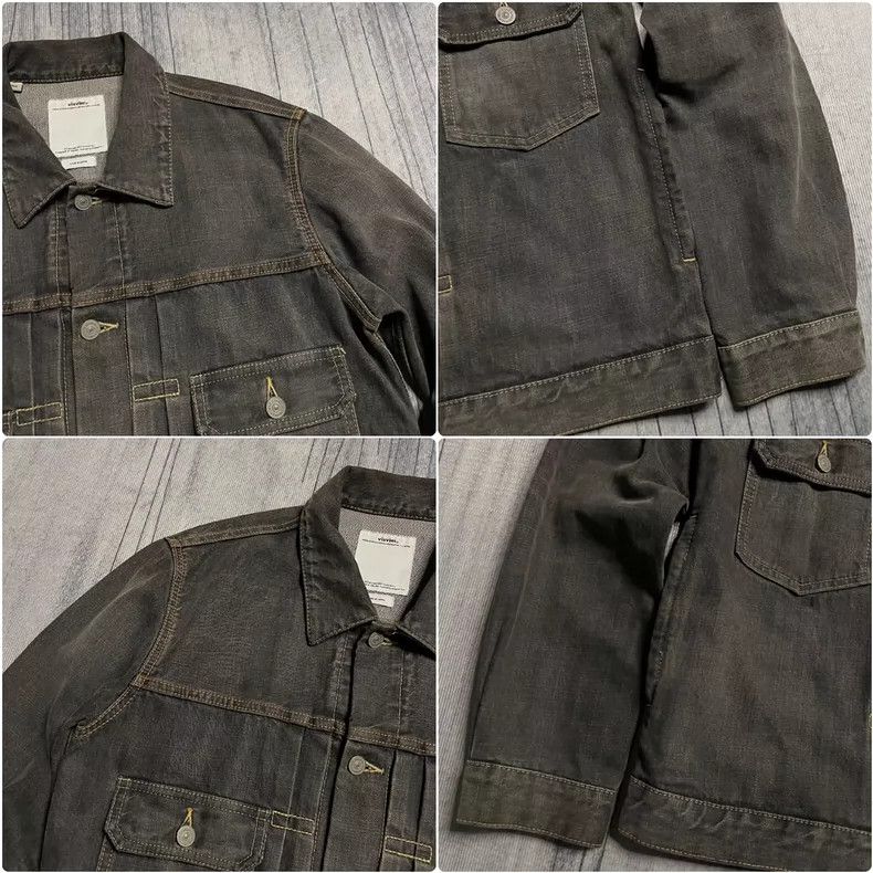 Visvim visvim limited edition black gray denim jacket Size US M / EU 48-50 / 2 - 2 Thumbnail