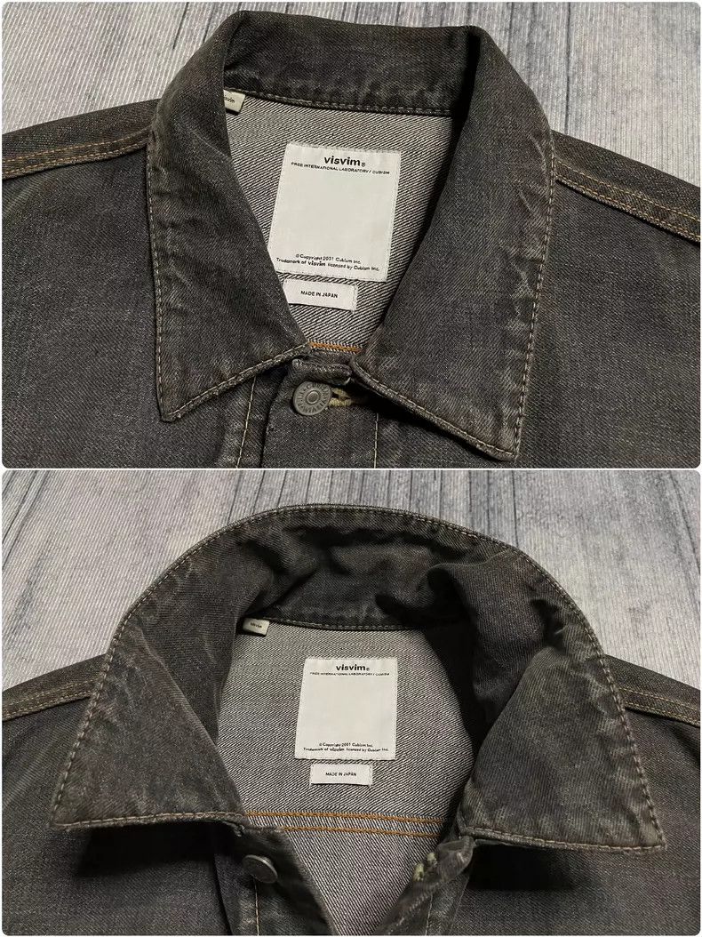 Visvim visvim limited edition black gray denim jacket Size US M / EU 48-50 / 2 - 3 Thumbnail