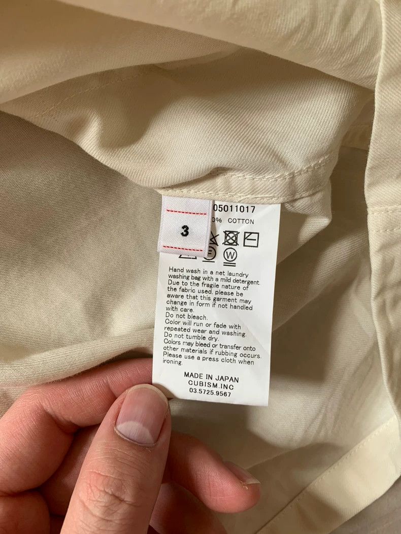 Visvim visvim cornet short sleeve shirt ivory Size US L / EU 52-54 / 3 - 5 Thumbnail