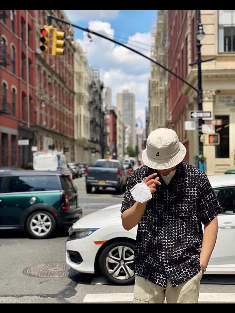 Visvim visvim free edge shirt in black and beige Size US L / EU 52-54 / 3 - 7 Thumbnail