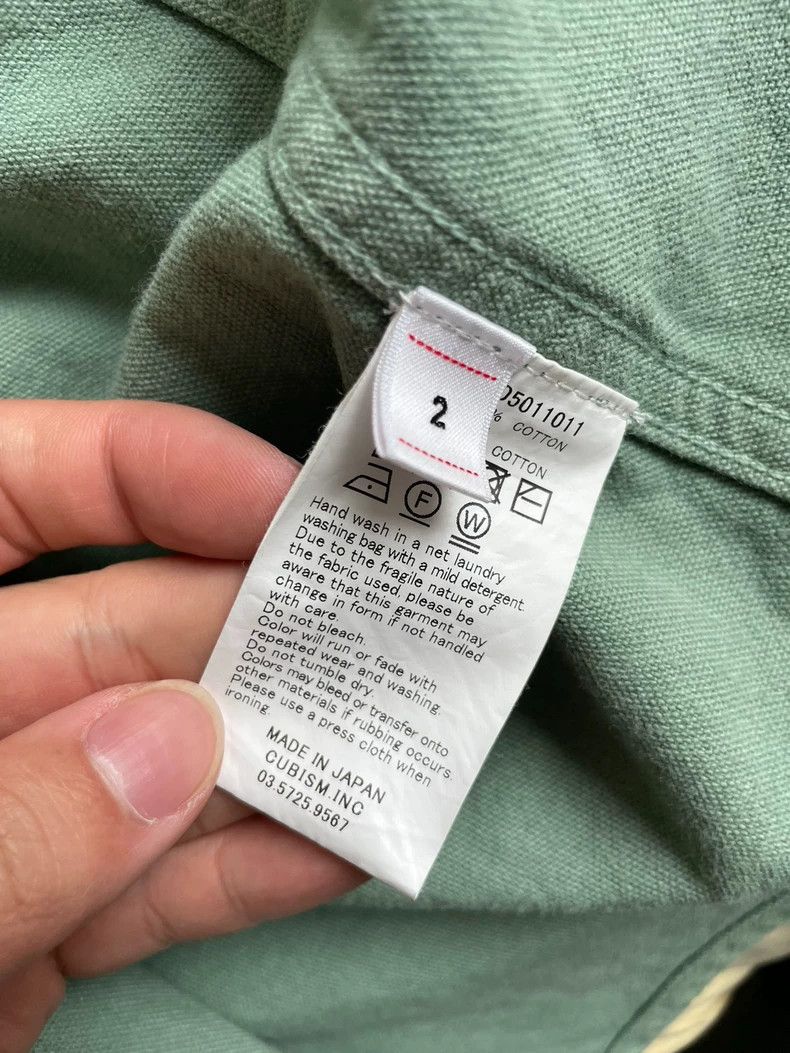 Visvim visvim lumber long sleeve shirt in green Size US M / EU 48-50 / 2 - 3 Thumbnail