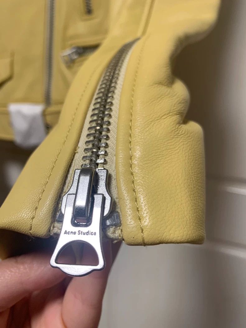 Acne Studios yellow leather jacket from Acne Studios Size US XS / EU 42 / 0 - 3 Thumbnail