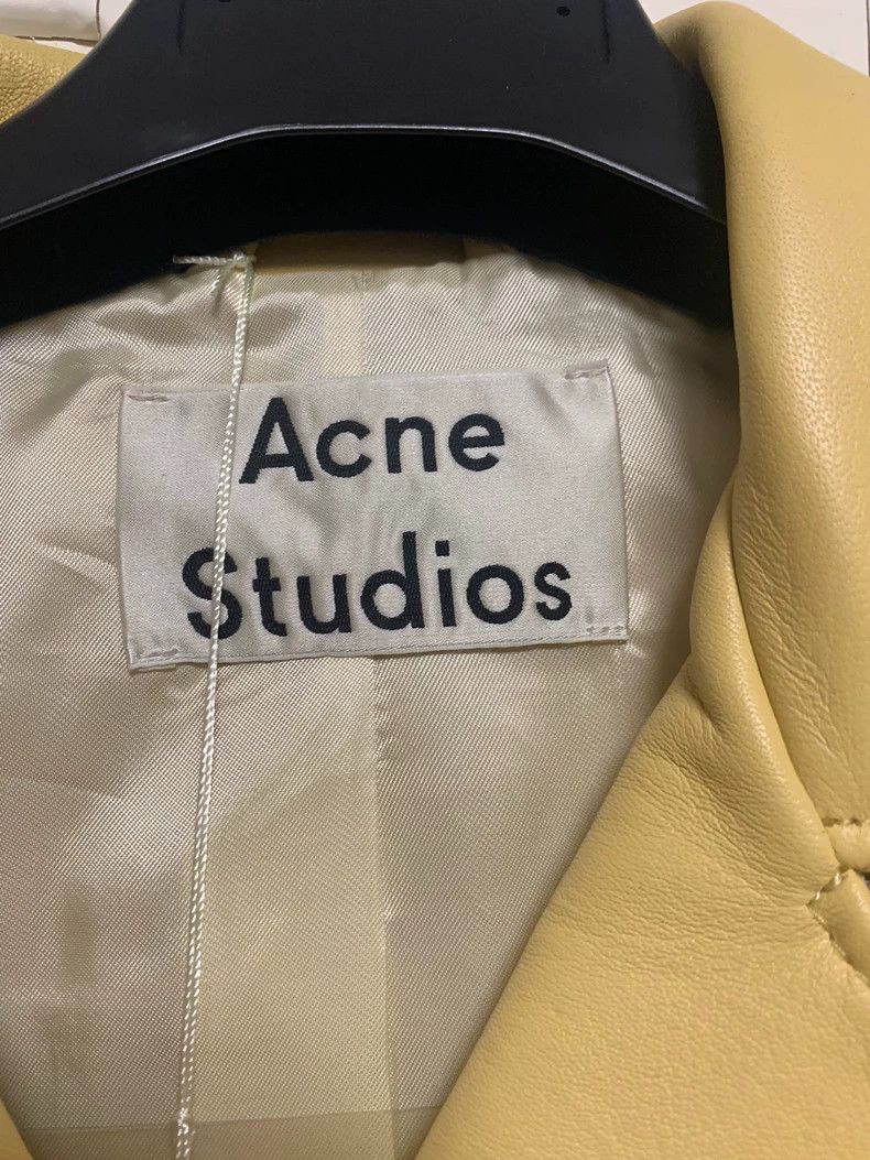 Acne Studios yellow leather jacket from Acne Studios Size US XS / EU 42 / 0 - 4 Thumbnail