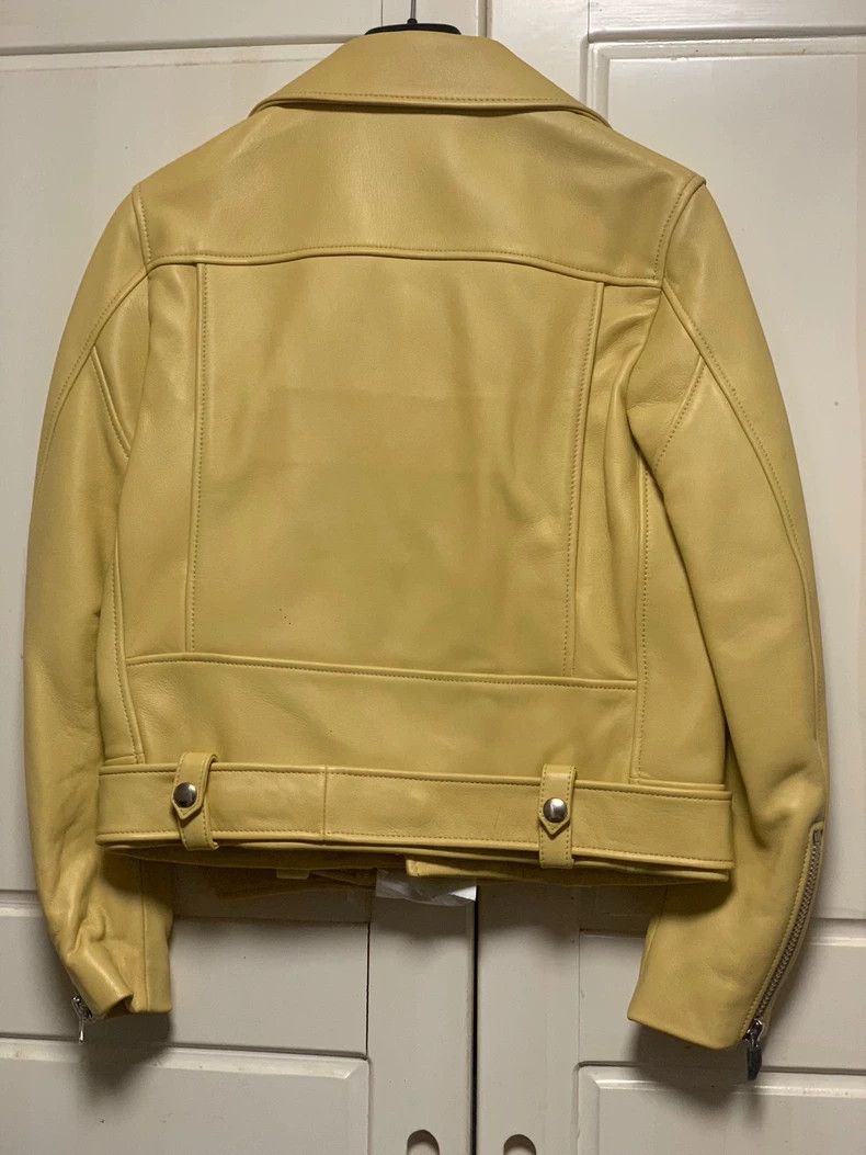 Acne Studios yellow leather jacket from Acne Studios Size US XS / EU 42 / 0 - 2 Thumbnail