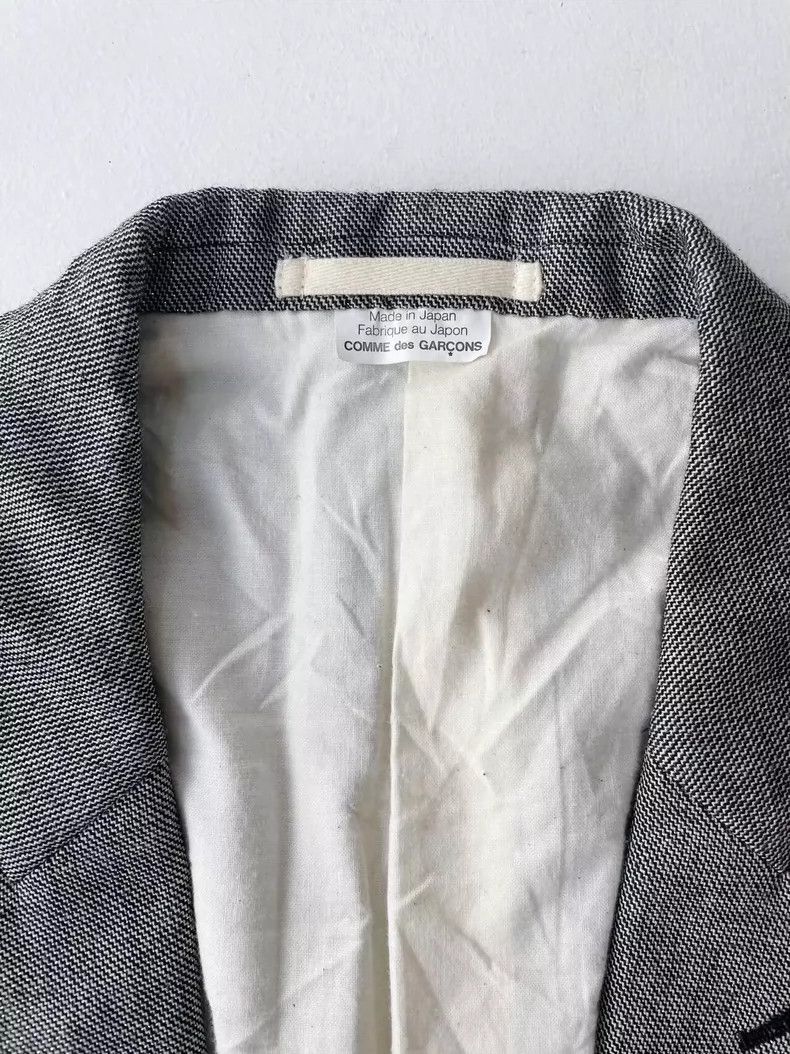 Comme des Garcons Comme Des Garcons Homme Plus Silver Wool Jacket Size US M / EU 48-50 / 2 - 5 Thumbnail
