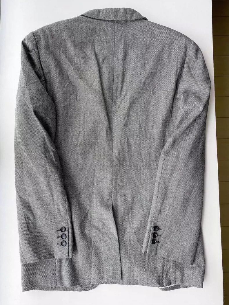 Comme des Garcons Comme Des Garcons Homme Plus Silver Wool Jacket Size US M / EU 48-50 / 2 - 6 Thumbnail