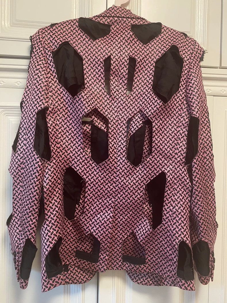 Comme des Garcons pink cut-out suit jacket from cdg homme plus Size US S / EU 44-46 / 1 - 2 Thumbnail