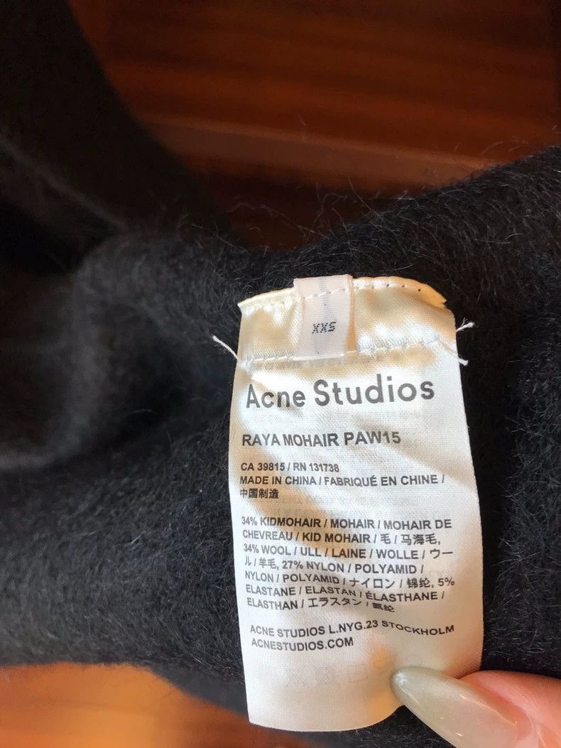 Acne Studios black oversized cardigan by acne studios Size US XXS / EU 40 - 5 Thumbnail
