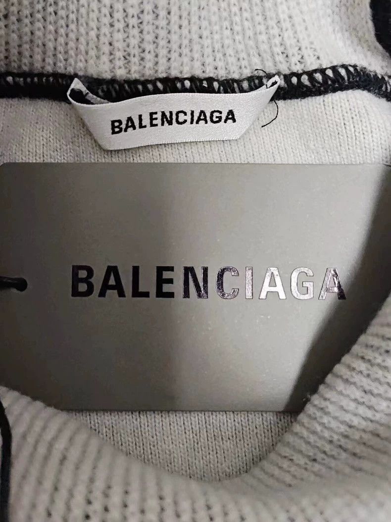 Balenciaga Balenciaga Blokecore Black White Knit Jersey Size US M / EU 48-50 / 2 - 5 Thumbnail