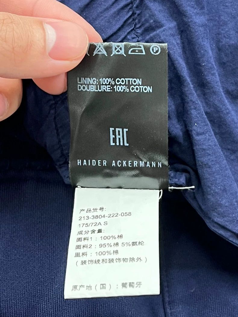 Haider Ackermann haider ackermann perth jogger in indigo Size US 26 / EU 42 - 4 Thumbnail