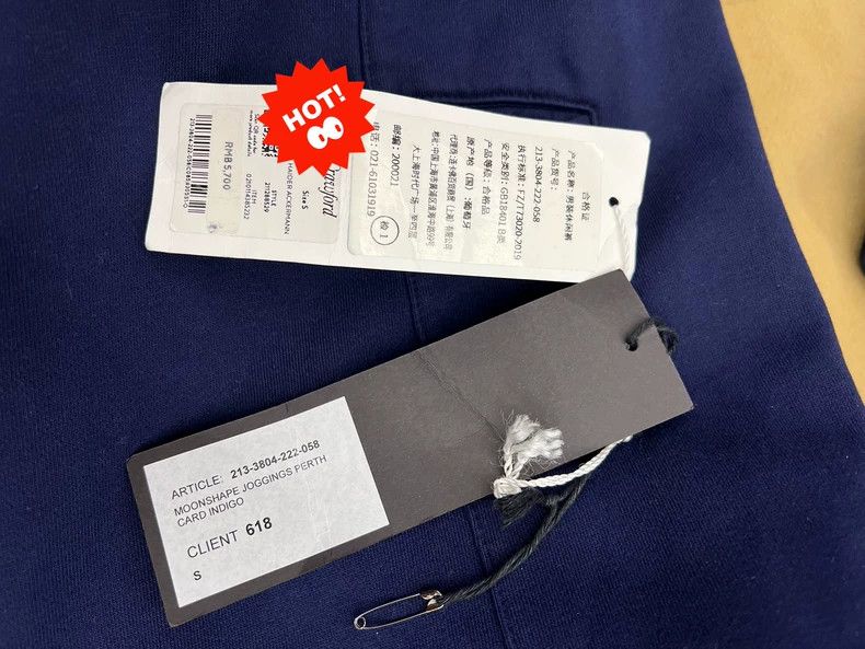 Haider Ackermann haider ackermann perth jogger in indigo Size US 26 / EU 42 - 6 Thumbnail