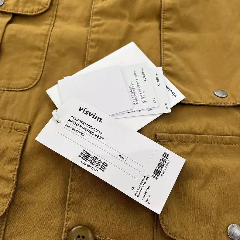 Visvim visvim minto hunting vest in mustard yellow Size US M / EU 48-50 / 2 - 3 Thumbnail
