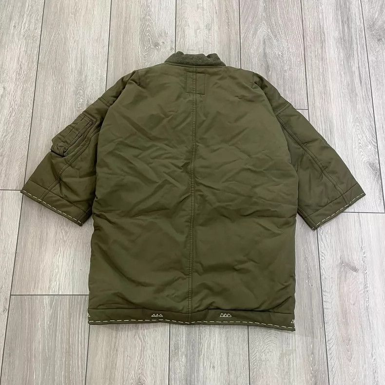 Visvim visvim sanjuro kimono down jacket in olive Size US M / EU 48-50 / 2 - 2 Thumbnail