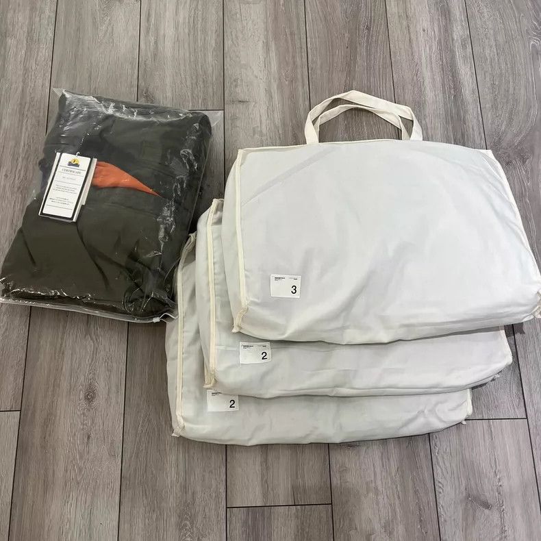 Visvim visvim sanjuro kimono down jacket in olive Size US M / EU 48-50 / 2 - 6 Thumbnail