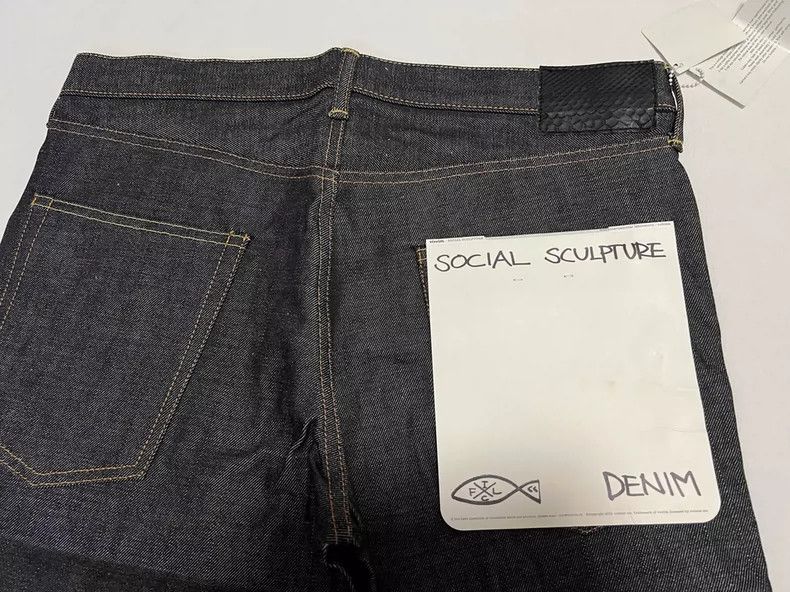 Visvim visvim social sculpture 04R black denim pants Size US 36 / EU 52 - 8 Thumbnail
