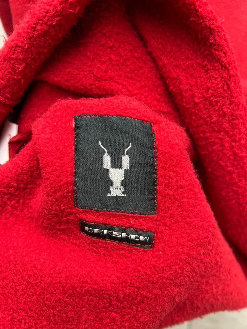 Rick Owens Rick Owens Red Subhuman Sweatshirt with Holes Size US S / EU 44-46 / 1 - 5 Thumbnail