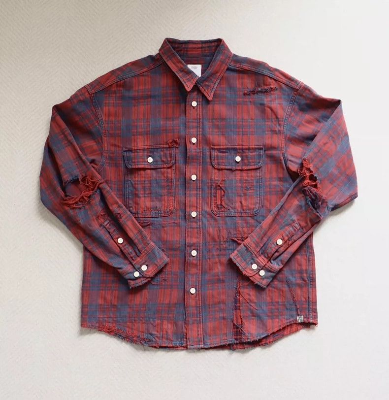 Visvim visvim lumber check crash shirt jacket Size US M / EU 48-50 / 2 - 2 Thumbnail