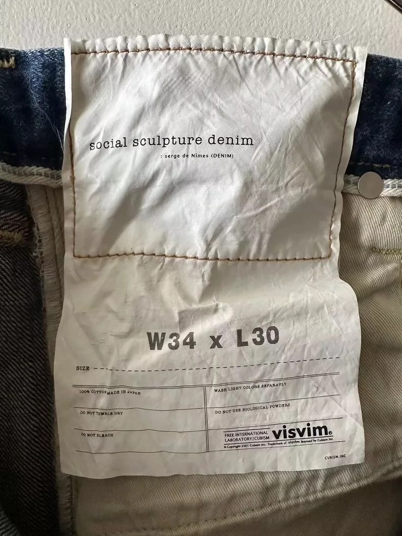 Visvim visvim 01.2D10 denim jeans W34L30 Size US 34 / EU 50 - 8 Thumbnail