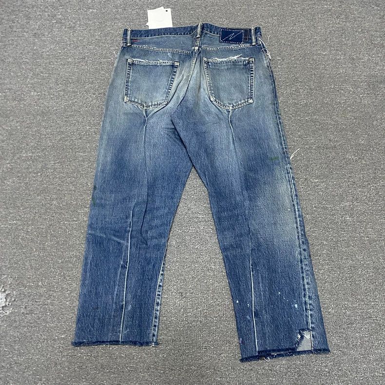 Visvim visvim mens distressed blue jeans Size US 44 / EU 60 - 2 Thumbnail